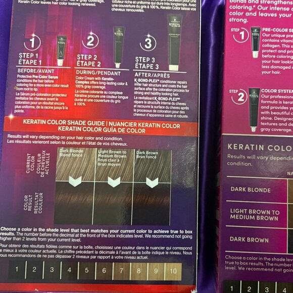 TWO (2) Schwarzkopf INTENSE COCOA Keratin Color #4.6 Hair Color Permanent NEW - Picture 2 of 2